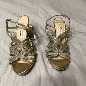 Niña New York Gold / Silver Strappy Heel